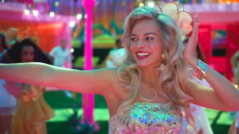 Margot Robbie dancing in Barbie