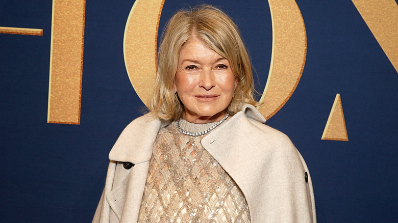 Martha Stewart posing at an event