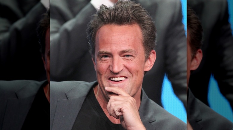 Matthew Perry smiling