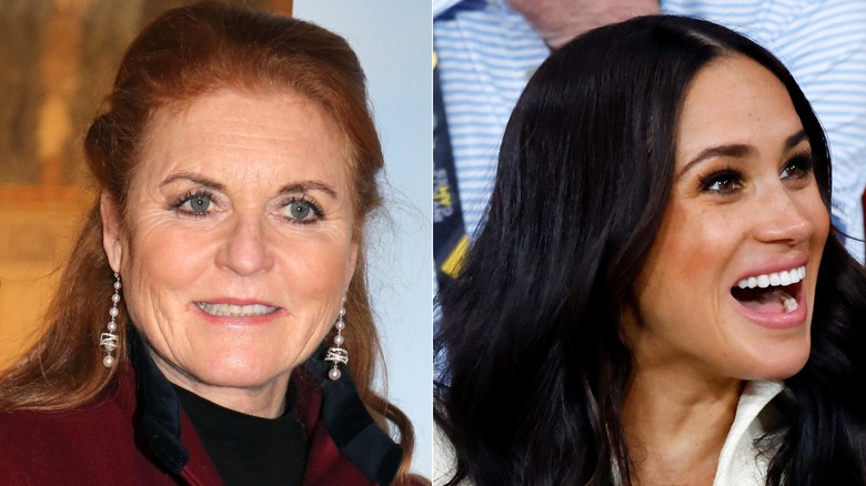 Sarah Ferguson and Meghan Markle