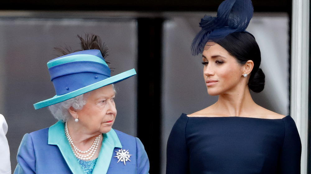 Queen Elizabeth II and Meghan Markle