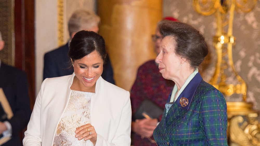 Meghan Markle and Princess Anne