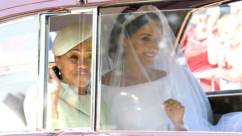 Doria Ragland and Meghan Markle.