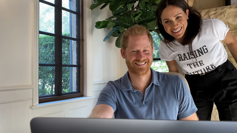 Meghan in Raising the Future shirt