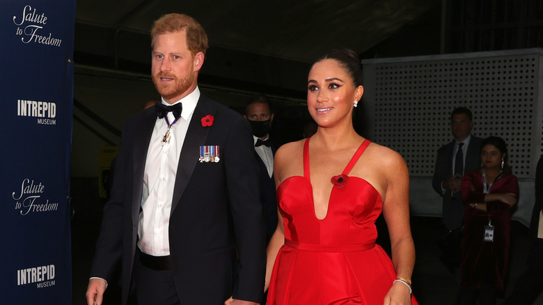 Prince Harry and Meghan Markle at event