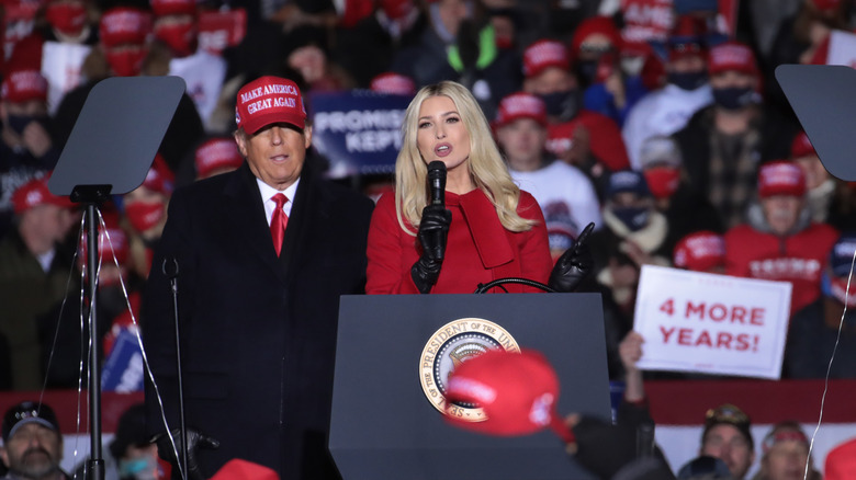 Ivanka Trump speaking at rally 