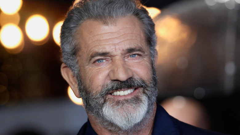 Mel Gibson smiling