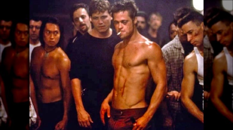 Brad Pitt as Tyler Durden in "Fight Club" 1999