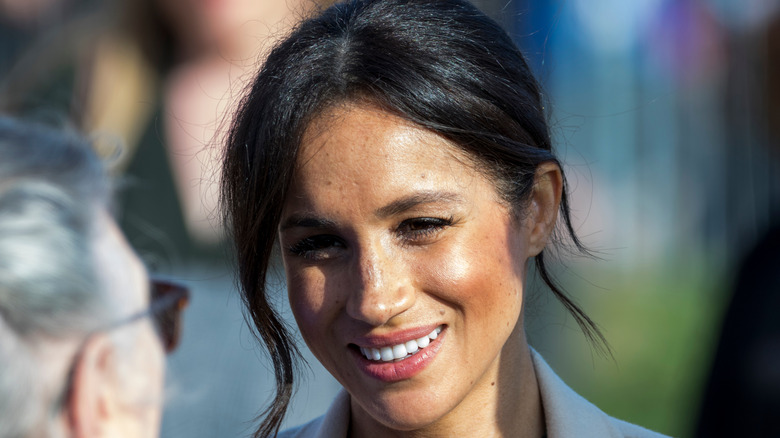 Meghan Markle smiling