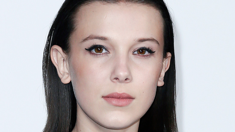 Actress Millie Bobby Brown posing