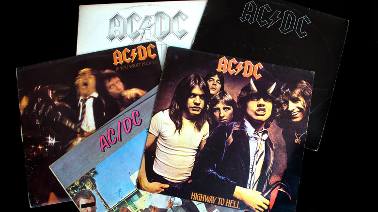 AC/DC album covers