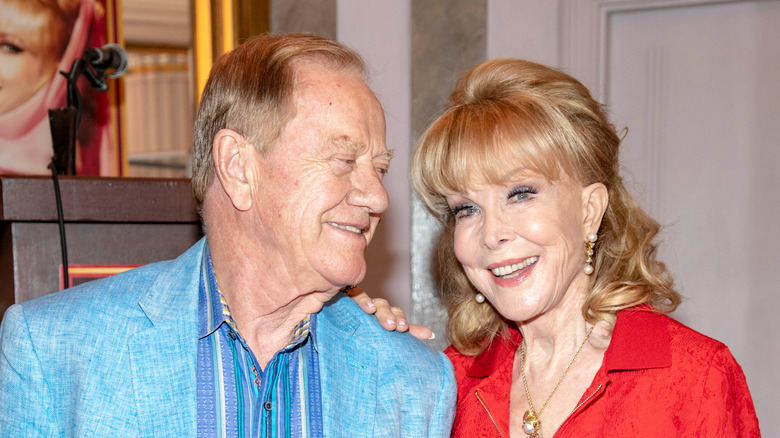 Barbara Eden and husband Jon Eicholtz 2019