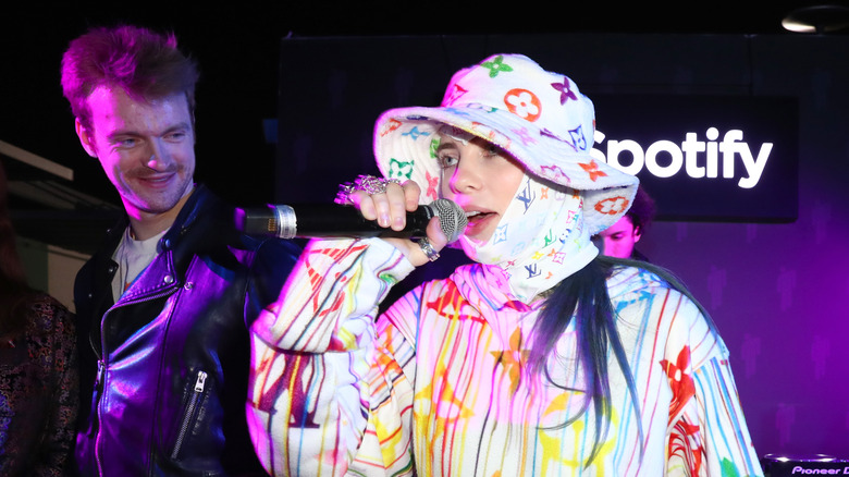 Billie Eilish performs for Spotify