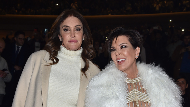 Caitlyn Jenner and Kris Jenner in white