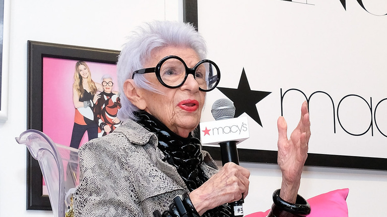 Iris Apfel talking