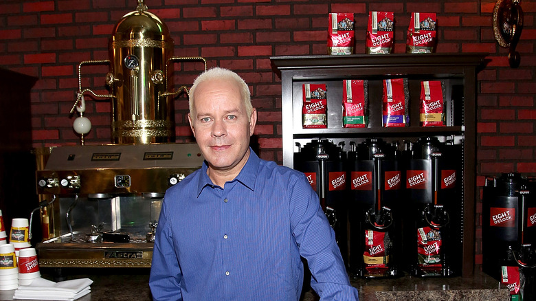 James Michael Tyler, posing in Central Perk 