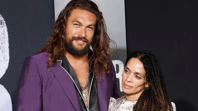 Jason Momoa with Lisa Bonet