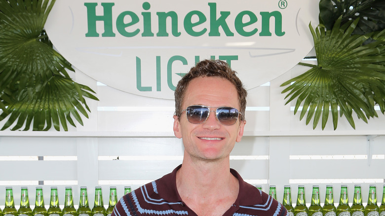 Neil Patrick Harris posing for Heineken Light