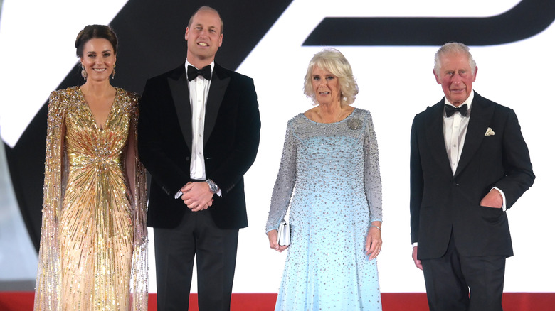 Kate Middleton, Prince William, Camilla, Duchess of Cornwall and Prince Charles