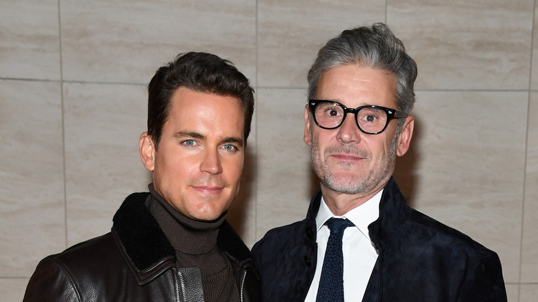 Matt Bomer, Simon Halls smiling