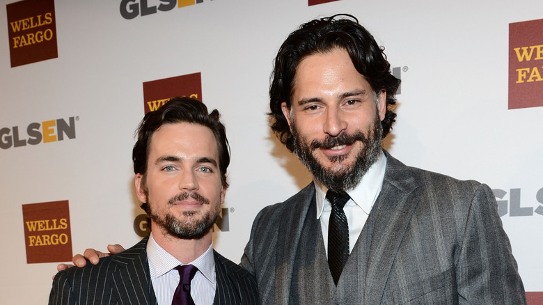 Matt Bomer, Joe Manganiello smiling 