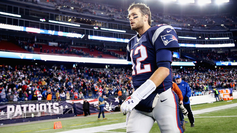 Tom Brady in uniform