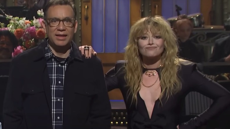 Fred Armisen Natasha Lyonne on 'SNL'