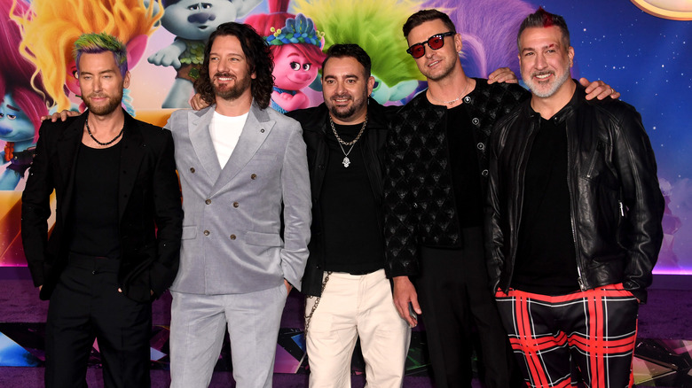 N'SYNC reunites for the film premiere