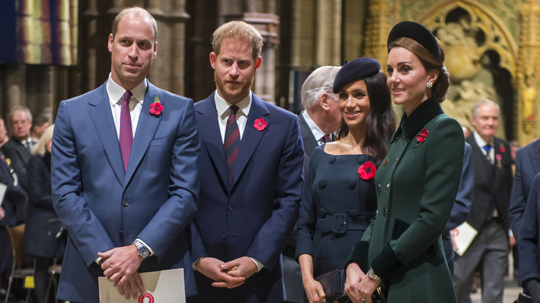 Prince William, Prince Harry, Meghan Markle & Kate Middleton