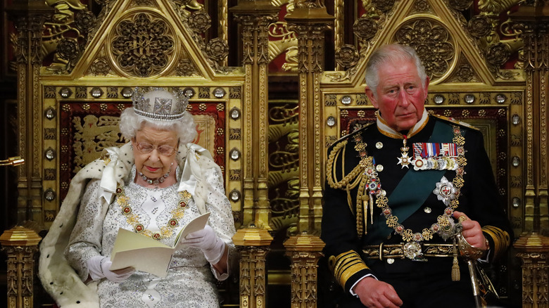 Prince Charles on the throne 