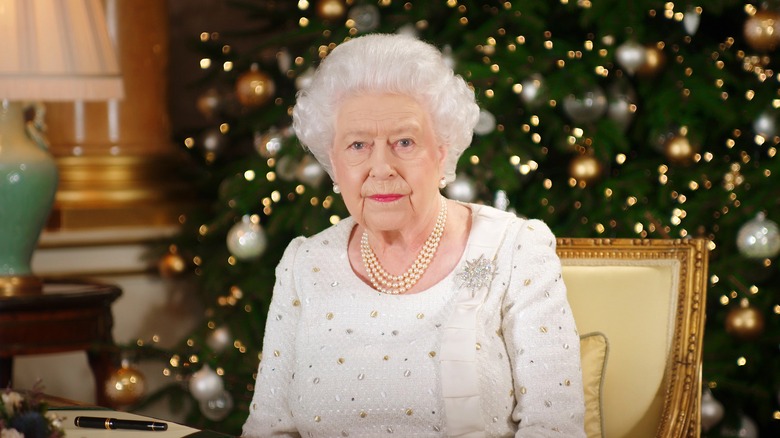 Queen Elizabeth at Christmas 