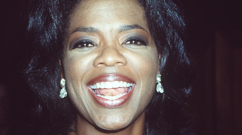 Oprah Winfrey laughing