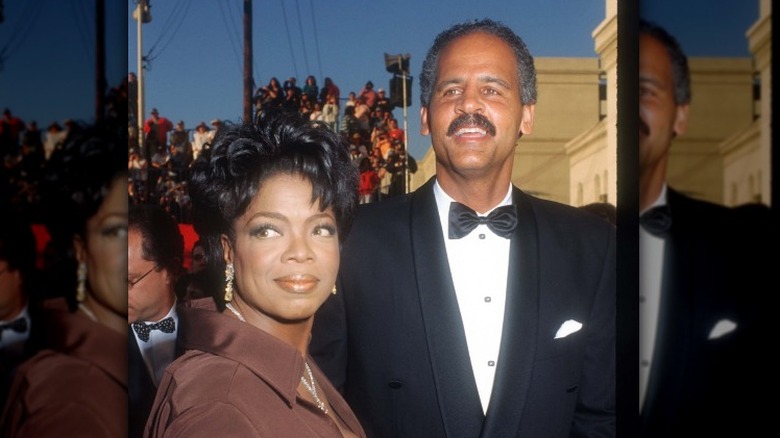 Oprah Winfrey and Stedman Graham