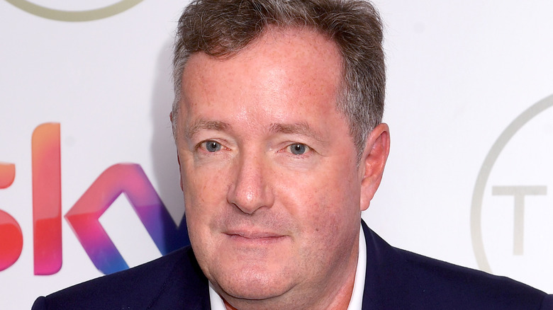 Piers Morgan looking serious