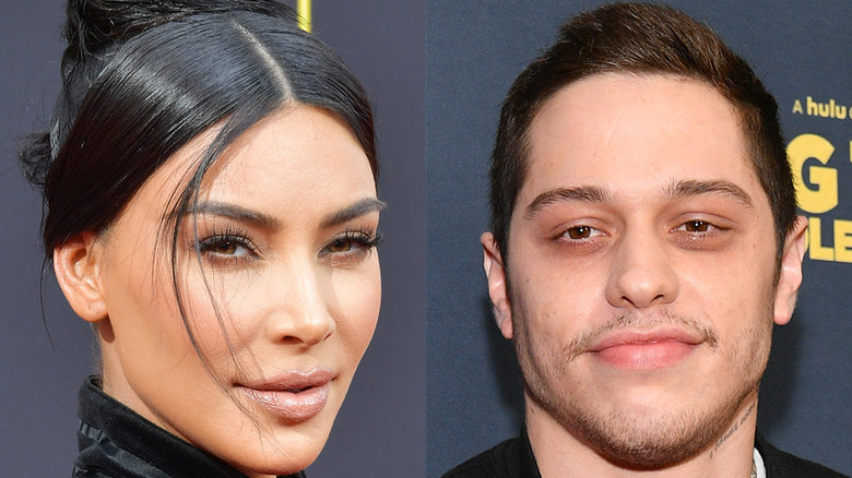 Kim Kardashian and Pete Davidson 