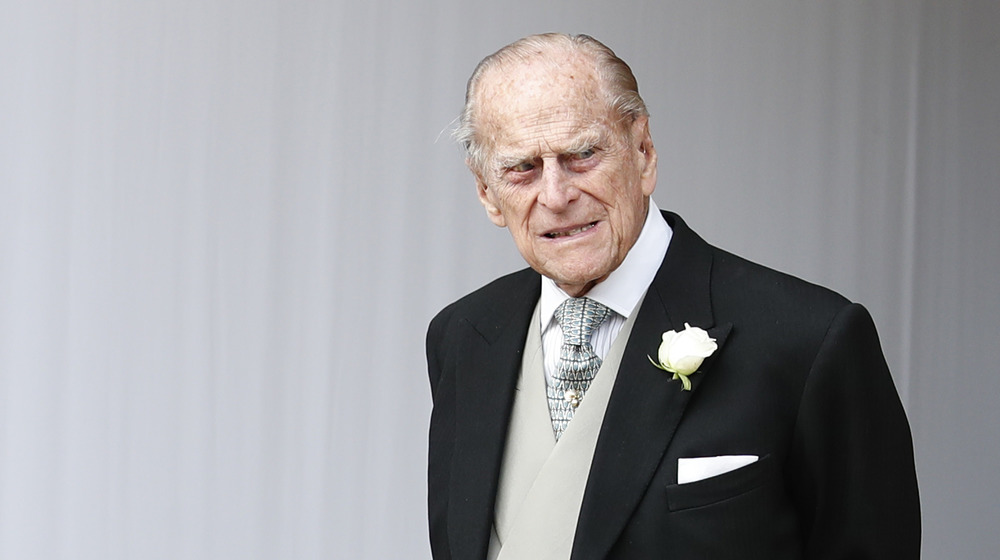 Prince Philip posing