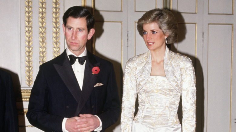 Diana and Charles at Élysée Palace in Paris, France