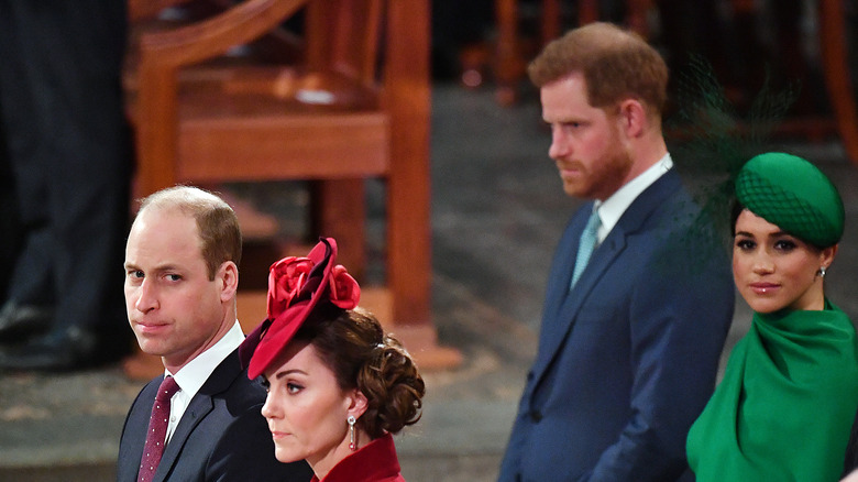 Prince William. Kate Middleton, Prince Harry, and Meghan Markle