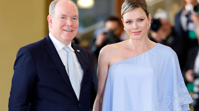 Prince Albert Princess Charlene at coronation