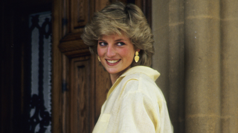 Princess Diana smiling