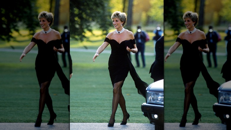 Princess Diana walking