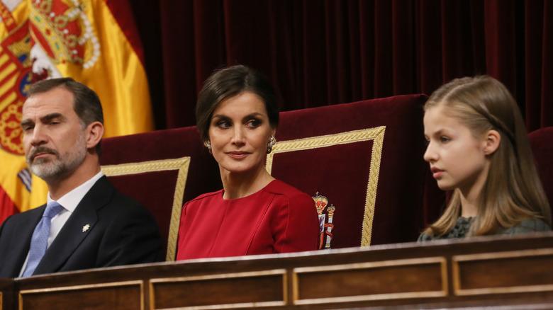 Felipe, Letizia, and Leonor