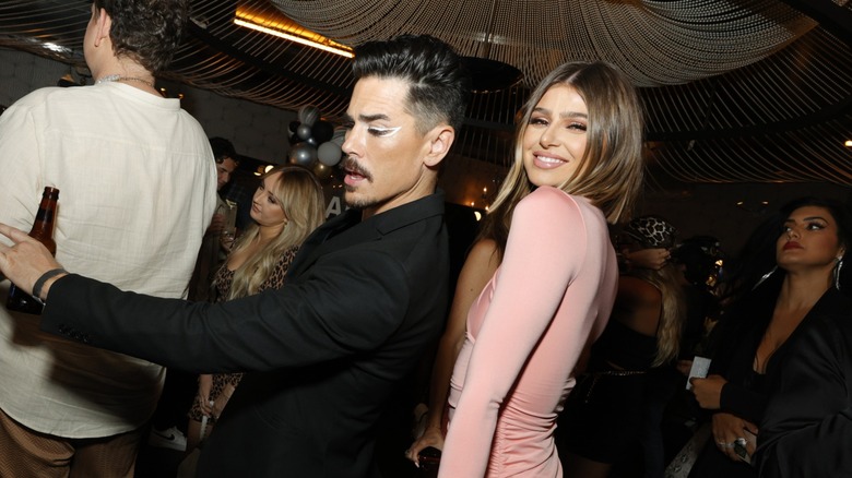 Tom Sandoval and Raquel (Rachel) Leviss dancing