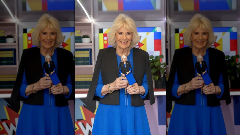 Queen Camilla and her matching Barbie 