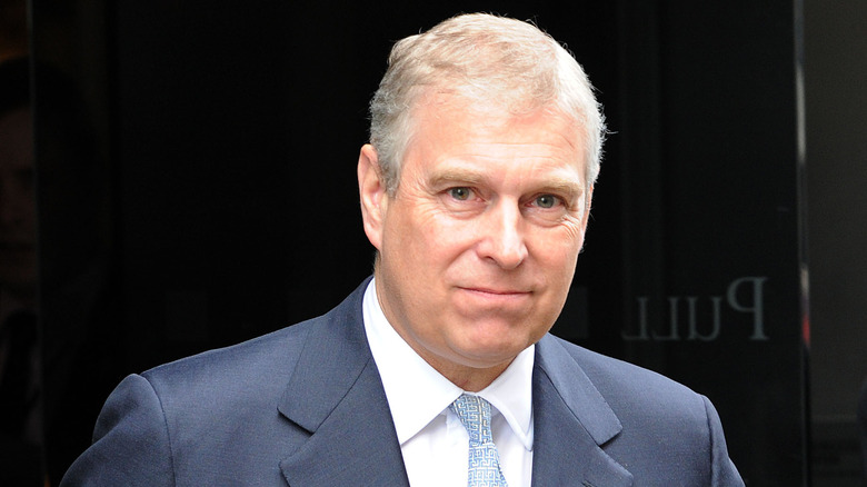 Prince Andrew smiling