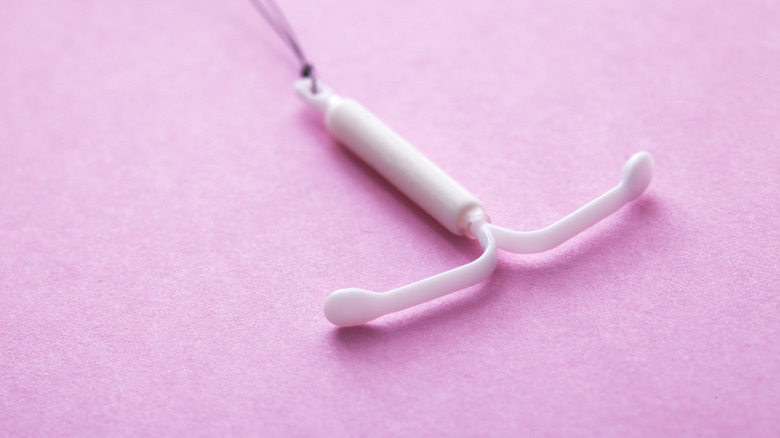 An IUD on a table