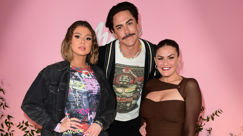 Raquel Leviss with Tom Sandoval and Brittany Cartwright