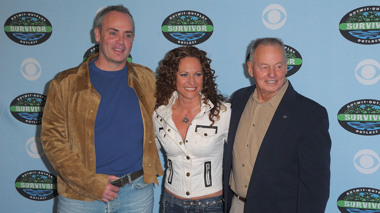 Richard Hatch, Jerri Manthey, and Rudy Boesch