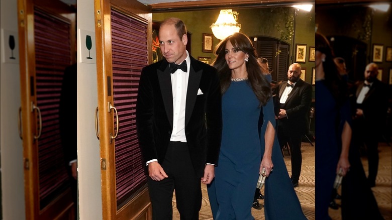 Prince William Kate Middleton walking