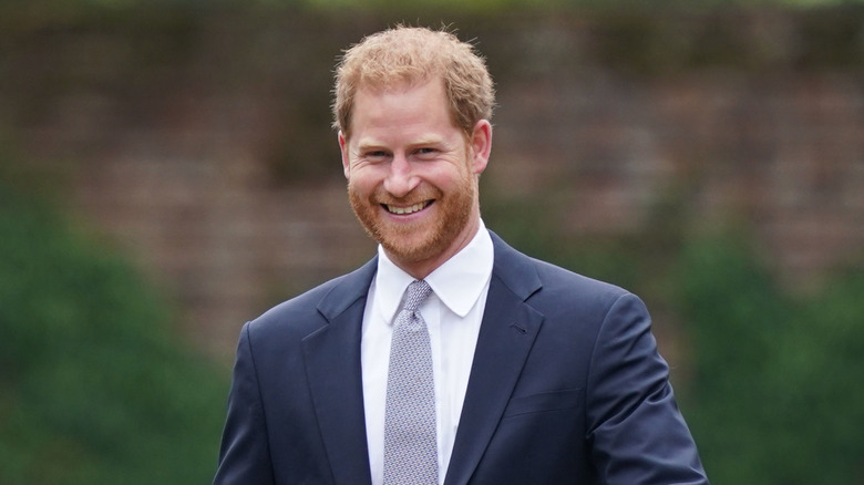 Prince Harry smiling